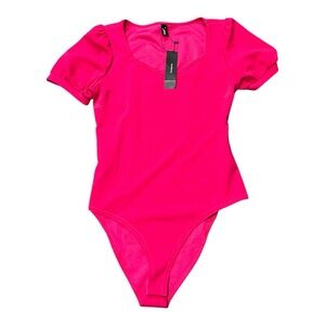 Allegra K - NWT - Hot Pink Body Suit